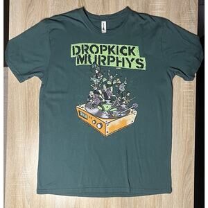Dropkick Murphy's 2020 Boston Blowout Tour Green TShirt Large